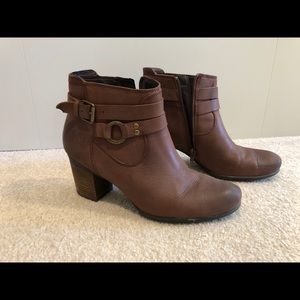 Josef Seibel Brown Leather Booties